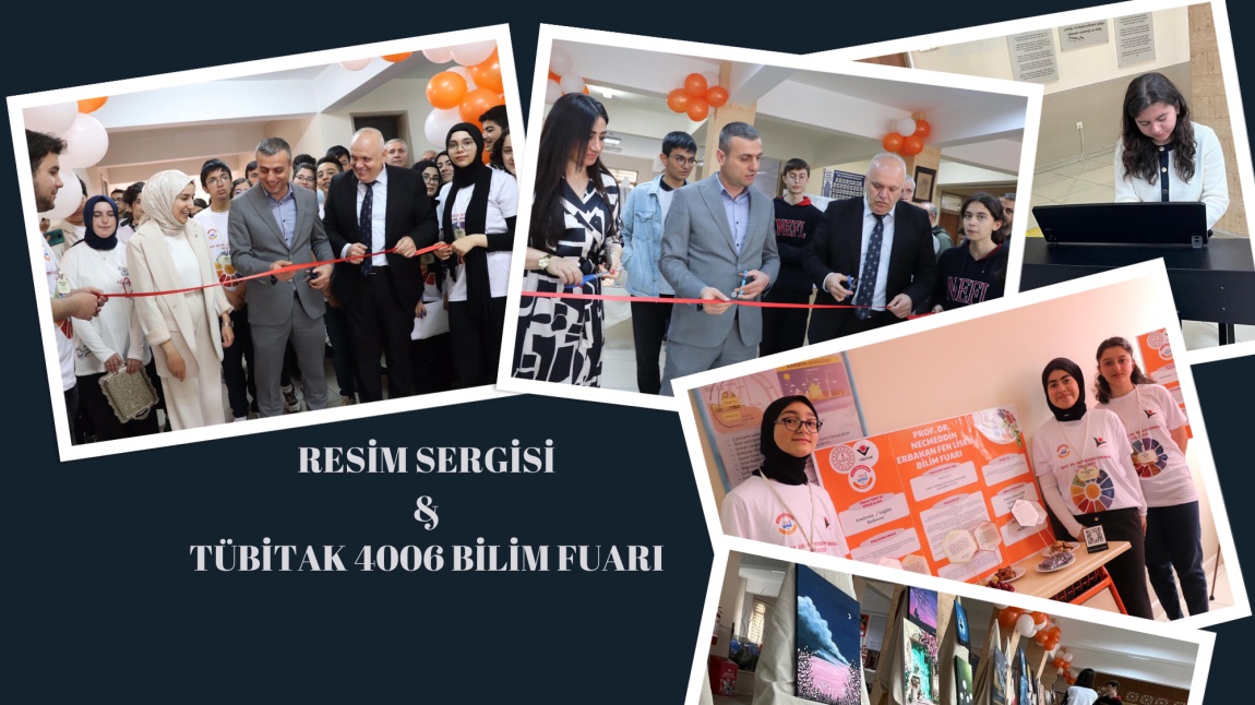 OKULUMUZDA SENE SONU RESİM SERGİSİ VE TÜBİTAK 4006 BİLİM FUARI AÇILIŞI GERÇEKLEŞTİRİLDİ